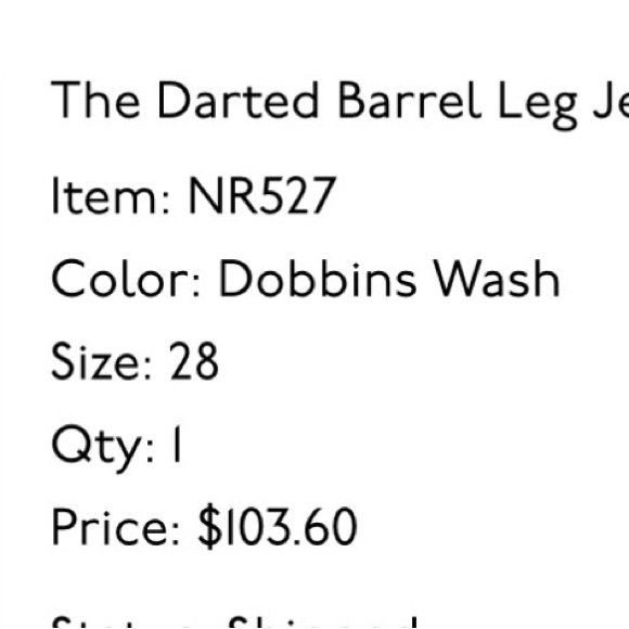 Madewell Darted Barrel Leg Jean - Picture 4 of 4